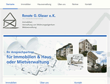 Tablet Screenshot of glaser-immo.de